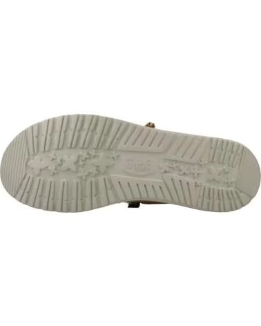 HEY DUDE INFORMALES HOMBRE MODELO WALLY STRETCH CANVAS COLOR MARRON C BRWSTNE