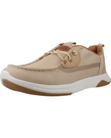 HEY DUDE WALLY DRIFT MESH TÊNIS CASUAL MASCULINO BEGE CRMWHT