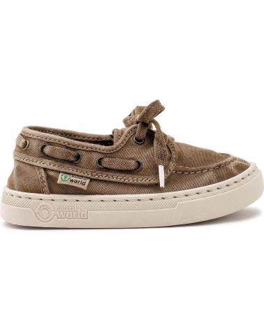 Sapatos de Menino NATURAL WORLD 50-OLD NELA-NAUTICO ENZIMAT BEIGE
