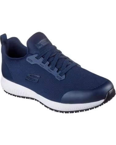 SKECHERS WORK SQUAD SR MYTON 200051EC-NVY HERREN SNEAKER BLAU NEGRO-GRIS HUMO