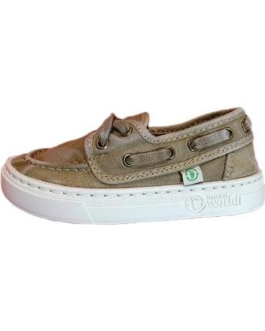Sapatos de Menino NATURAL WORLD 50-OLD NELA-NAUTICO ENZIMAT BEIGE
