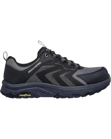 SKECHERS SPEED-FLEX TREKKER TÊNIS MASCULINO PRETO NEGRO