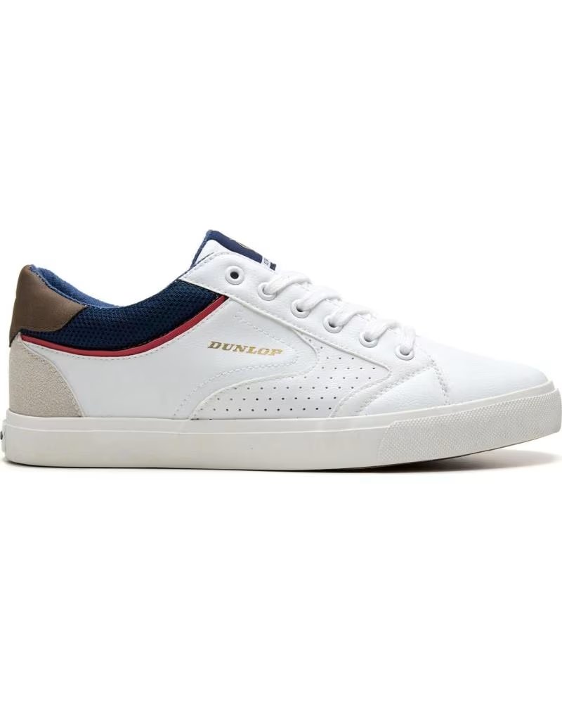 BASKETS CASUAL DUNLOP 36106-006 HOMME BLANC BLANCO