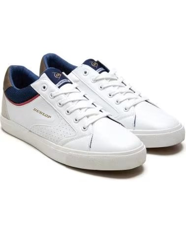 BASKETS CASUAL DUNLOP 36106-006 HOMME BLANC BLANCO