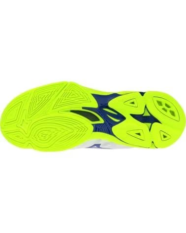 MIZUNO ZAPATILLAS V1GA266039 EN BLANCO PARA HOMBRE WHITE-LIGHTNING YELLOW-DAZZLING BLUE