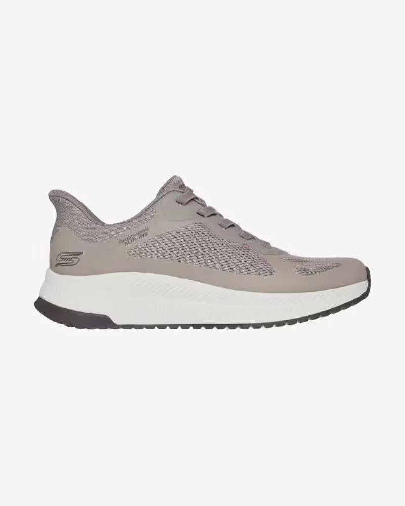 SKECHERS ZAPATILLAS SLIP-INS BOBS SQUAD 4 GRIS