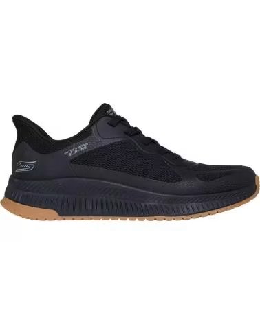 SKECHERS ZAPATILLAS SLIP-INS BOBS SQUAD 4 NEGRAS NEGRO