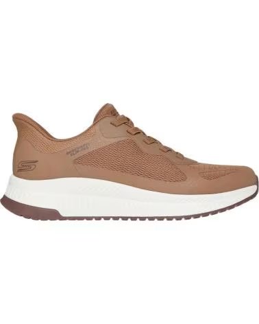 SKECHERS ZAPATILLAS SLIP-INS BOBS SQUAD 4 MARRON