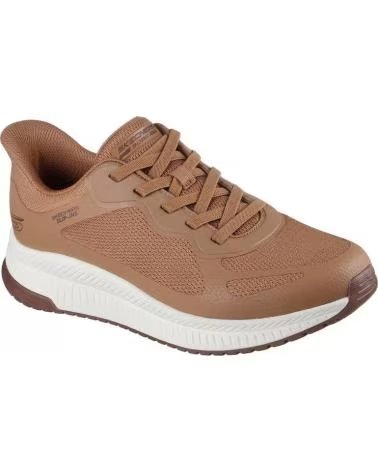SKECHERS ZAPATILLAS SLIP-INS BOBS SQUAD 4 MARRON