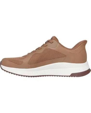 SKECHERS ZAPATILLAS SLIP-INS BOBS SQUAD 4 MARRON