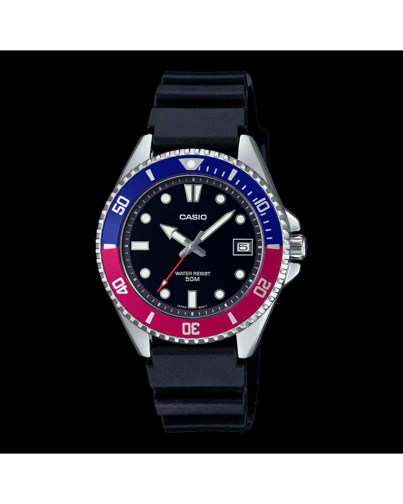 Inicio-CASIO-RELOJ CASIO MDV-10 ANALÓGICO NEGRO PARA HOMBRE-NEGRO