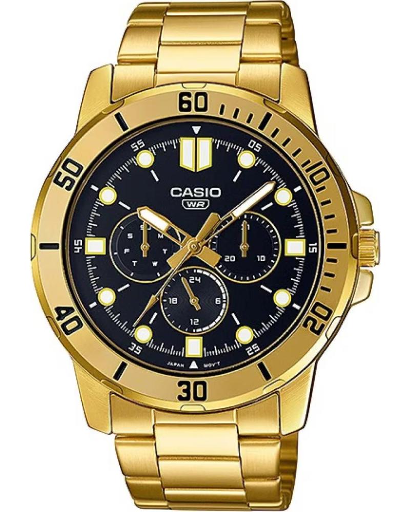 Inicio-CASIO-RELOJ CASIO MTP-VD300G-1EUDF DORADO CRONÓGRAFO-DORADO