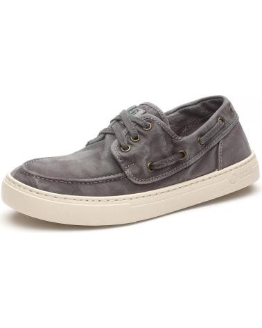 Sapatos de Homem NATURAL WORLD 50-OLD QUERCIA-NAUTICO ENZ ALT GRIS ENZIMATICO
