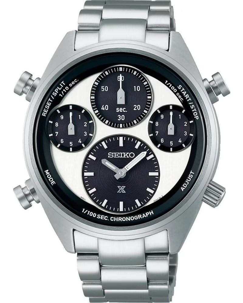 Inizio-SEIKO-OROLOGIO SEIKO SPORTIVO SFJ001P1 UOMO ACCIAIO ARGENTO 42MM GRIGIO-GRIS