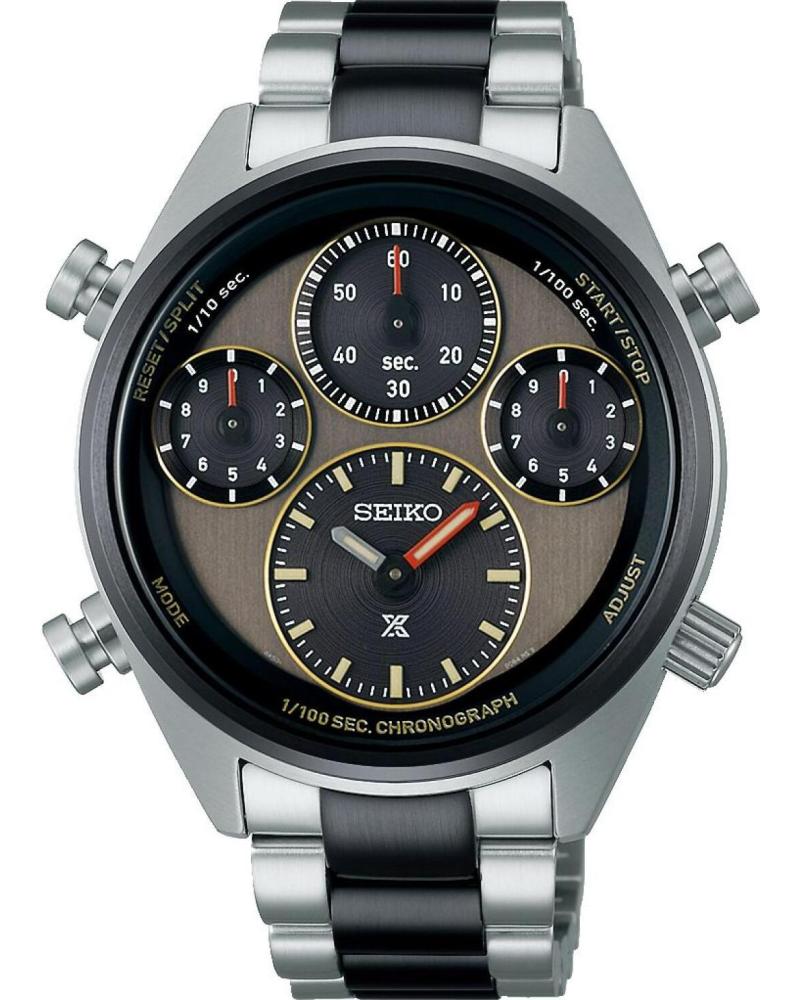 Inicio-SEIKO-SEIKO SFJ005P1 RELOJ DEPORTIVO HOMBRE ACERO INOXIDABLE 42MM NEGRO-NEGRO