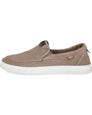 XTI 145740 MEN'S TAUPE CANVAS LOAFERS TAUPE