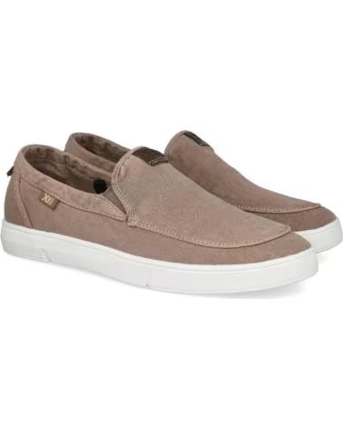 XTI 145740 MEN'S TAUPE CANVAS LOAFERS TAUPE