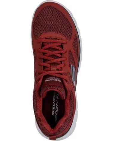 SKECHERS AGOURA TÊNIS CASUAL MASCULINO ROJO
