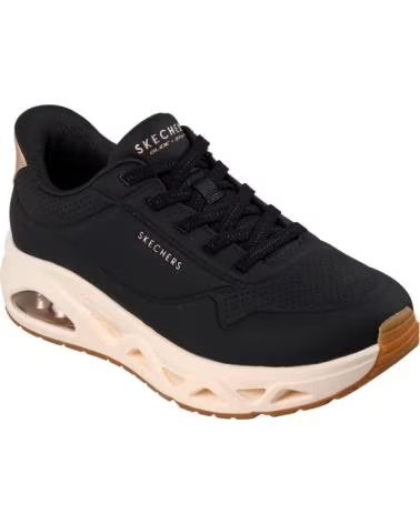 SKECHERS ZAPATILLAS MUJER MODELO UNO GLIDE STEP GLIDE ON AIR COLOR NE BLK