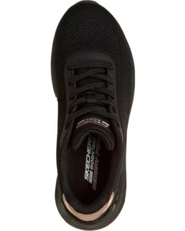 SKECHERS 117679-BBK CASUAL WOMEN´S SHOES BLACK KNIT NEGRO