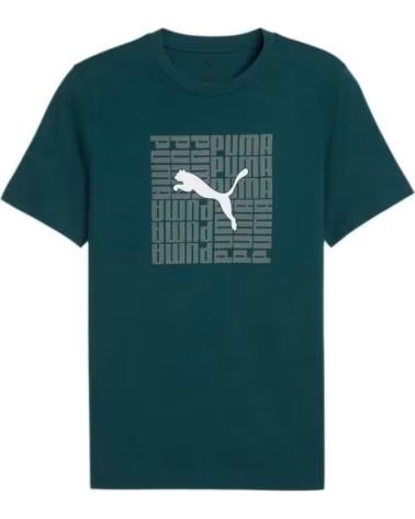 TRIBAL CAMISETA DE MANGA CORTA 072-8328 EN NEGRO PARA HOMBRE VERDE