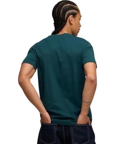 TRIBAL CAMISETA DE MANGA CORTA 072-8328 EN NEGRO PARA HOMBRE VERDE