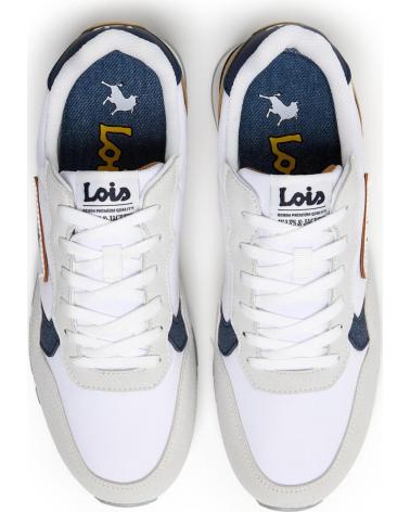 Inicio-LOIS-JEANS-ZAPATILLAS LOIS JEANS CASUAL 64527 HOMBRE-BLANCO