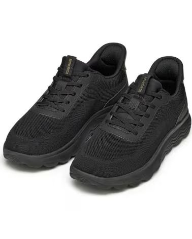 GEOX ZAPATILLAS 121-U55MPA-C9999 EN PARA HOMBRE NEGRO