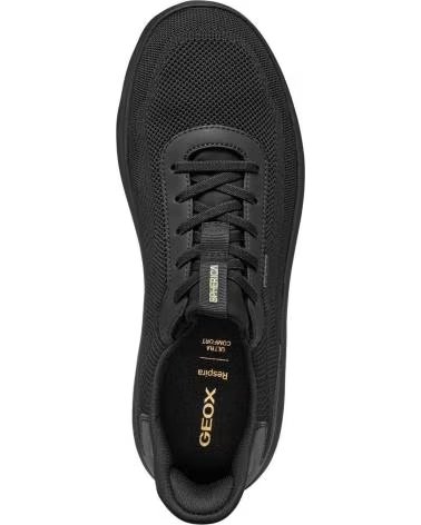 GEOX ZAPATILLAS 121-U55MPA-C9999 EN PARA HOMBRE NEGRO