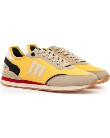 MTNG ZAPATOS ZAPATOS HOMBRE ZAPATILLAS BAJAS MODELO JOGGO COLOR B BEIGE