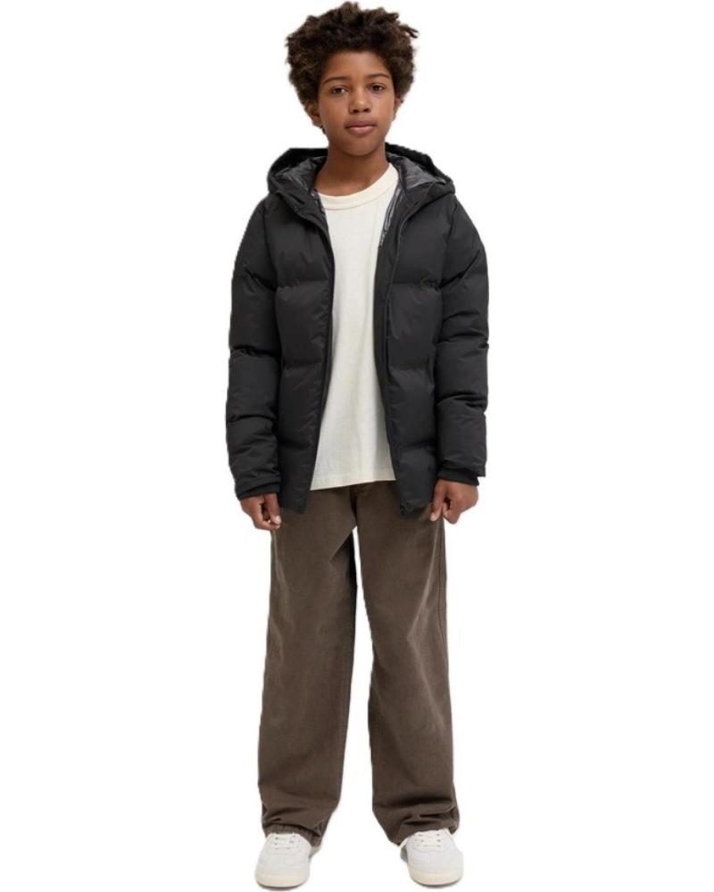 Inicio-JACK-AND-JONES-CHAQUETA-CORTA-ACOLCHADA-JJ-KAITO-PUFFER-JACKET-JUNIOR-NEGRO