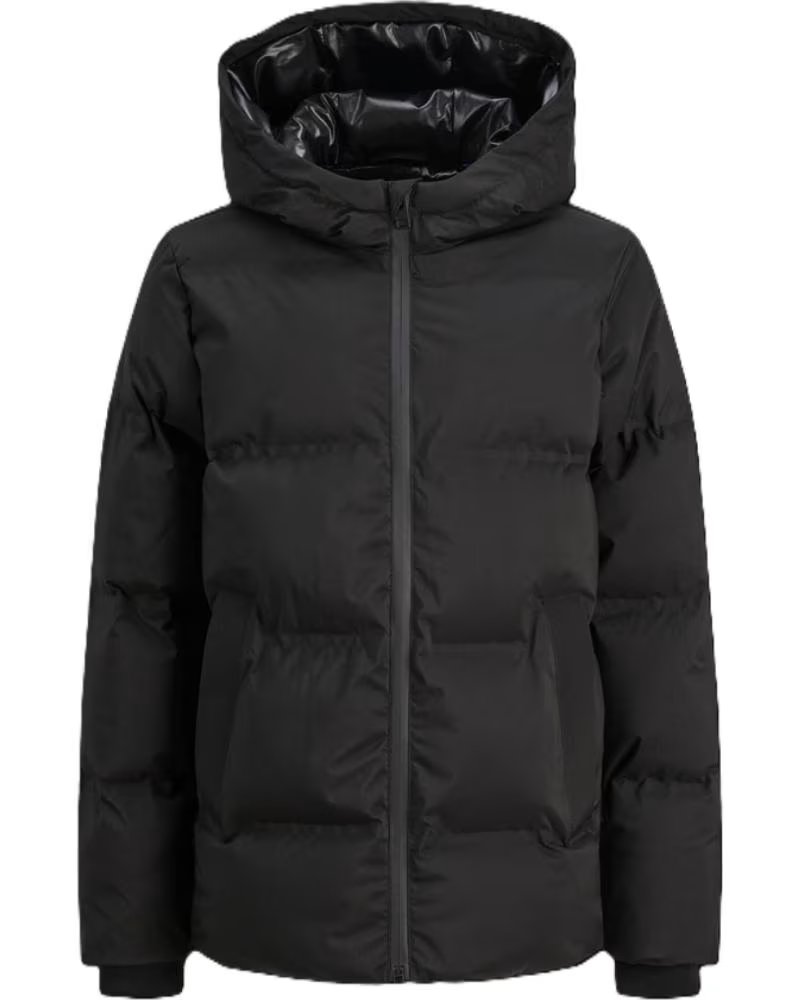 GESTEPPTE KAITO PUFFER JACKE JACK & JONES JUNIOR 12282301-BLK NEGRO