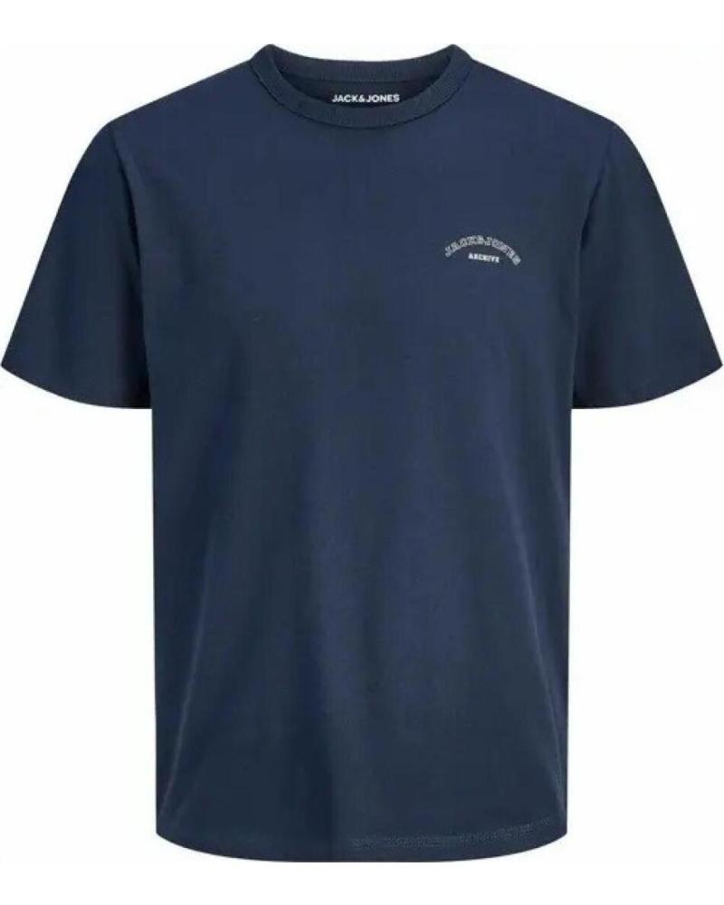 Inizio-JACK-AND-JONES-CAMISETA-JJCOLLEGE-LOGO-TEE-NAVY-AZUL