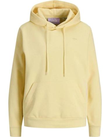 SUDADERA JACK & JONES JJXX ABBIE CON CAPUCHA PARA MUJER AMARILLO AMARILLO