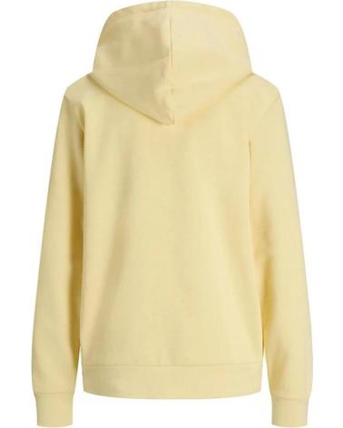 SUDADERA JACK & JONES JJXX ABBIE CON CAPUCHA PARA MUJER AMARILLO AMARILLO