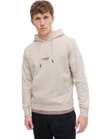 Home-JACK-AND-JONES-SUDADERA-CON-CAPUCHA-ESTAMPADA-JACK-JONES-PARA-HOMBRE-MOONBE-BEIGE