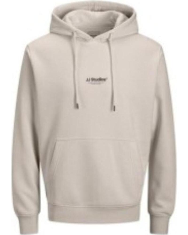 Home-JACK-AND-JONES-SUDADERA-CON-CAPUCHA-ESTAMPADA-JACK-JONES-PARA-HOMBRE-MOONBE-BEIGE