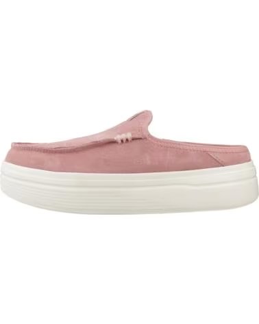 HEY DUDE ZAPATOS CASUAL MUJER MODELO AUSTIN LIFT CLASSIC COLOR ROSA R ROSETTE