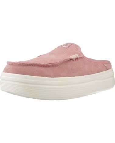 HEY DUDE ZAPATOS CASUAL MUJER MODELO AUSTIN LIFT CLASSIC COLOR ROSA R ROSETTE