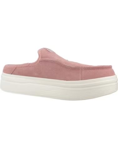 HEY DUDE ZAPATOS CASUAL MUJER MODELO AUSTIN LIFT CLASSIC COLOR ROSA R ROSETTE