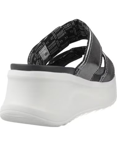HEY DUDE SANDALIAS MUJER MODELO DELRAY SLIDE CLASSIC COLOR PLATA BLKS BLKSIMER