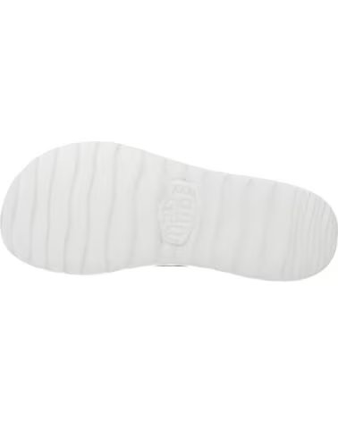HEY DUDE SANDALIAS MUJER MODELO DELRAY SLIDE CLASSIC COLOR PLATA BLKS BLKSIMER