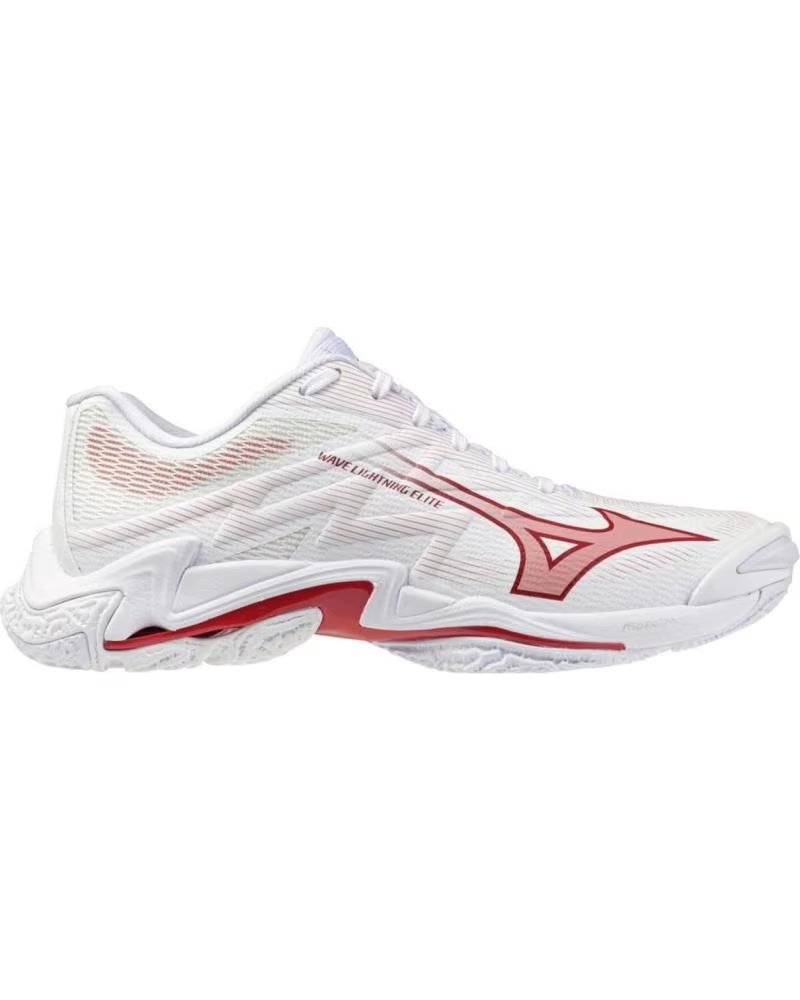 TÉNIS DE CORRIDA MIZUNO WAVE LIGHTNING V1GC260073 PARA MULHER BLANCO-ROJO