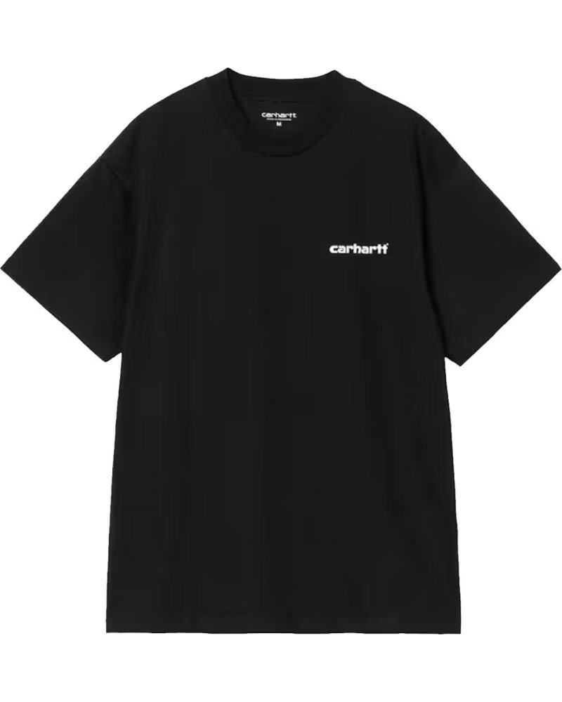 CARHARTT WIP CAMISETA DE MANGA CORTA I036003-89XX EN NEGRO PARA UNISEX BLACK