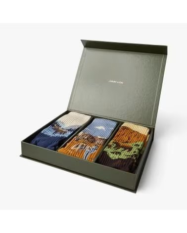 JIMMY LION CALCETINES ATHLETIC WILD PARKS PACK EN PARA UNISEX MULTICOLOR