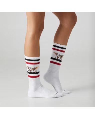 JIMMY LION CALCETINES ATHLETIC GREMLINS EN PARA UNISEX BLANCO