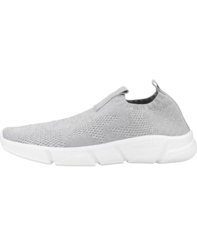 GEOX ZAPATILLAS NINA MODELO J ARIL GIRL COLOR PLATA C1007
