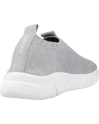 GEOX ZAPATILLAS NINA MODELO J ARIL GIRL COLOR PLATA C1007