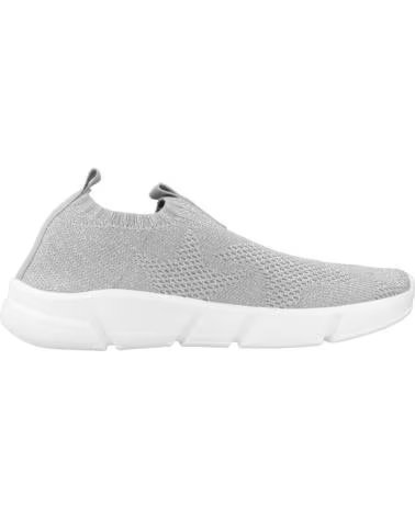 GEOX ZAPATILLAS NINA MODELO J ARIL GIRL COLOR PLATA C1007