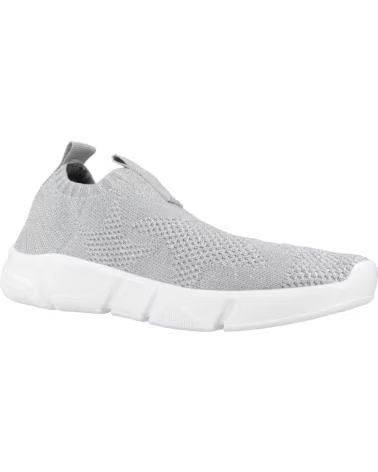 GEOX ZAPATILLAS NINA MODELO J ARIL GIRL COLOR PLATA C1007